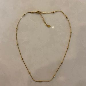 S.Steel gold necklace